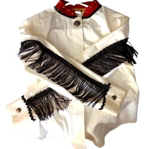New Frontier Fringed Western Blouse